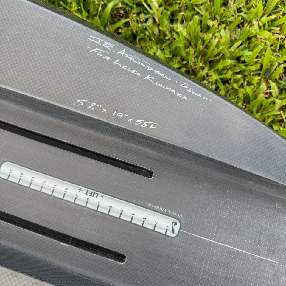 Amundson Customs Foil Drive Lightning Bolt Trench Foil Board - Custom Order