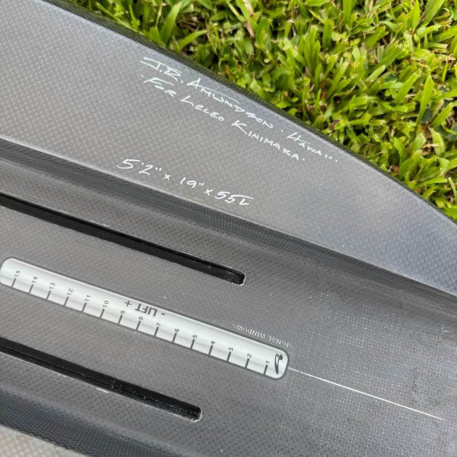 Amundson Customs Foil Drive Lightning Bolt Trench Foil Board - Custom Order