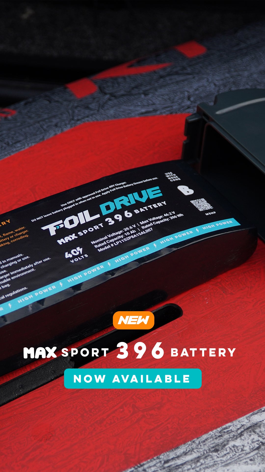 Foil Drive Max Sport High Power 396 Battery